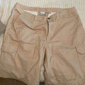 Tan Cargo Shorts